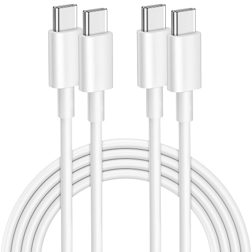 2 Pack 3.3FT USB C to USB C Charger Cord for iPad Pro 13/12.9/11 inch, iPad Air 5th/4th, iPad 10th, iPad Mini 6, iPhone 16/16 Pro Max Plus Charger, MacBook Air/MacBook Pro Charger, Pixel 9/8/7