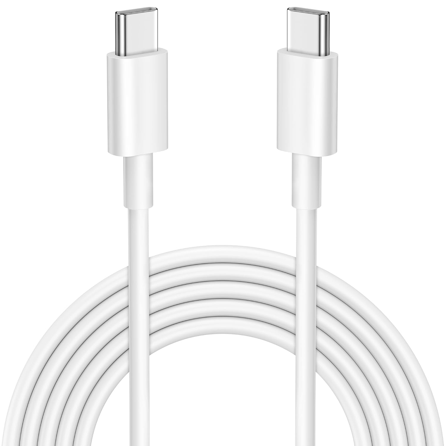 USB C to USB C Cable for MacBook Air MacBook Pro Charger, iPhone 16 15 Plus Pro Max Charger, iPad Pro 13 12.9 11 inch, iPad Air 5 4, iPad Mini 6, Pixel 9 8, USB Type C Fast Charging Cord 6.6FT