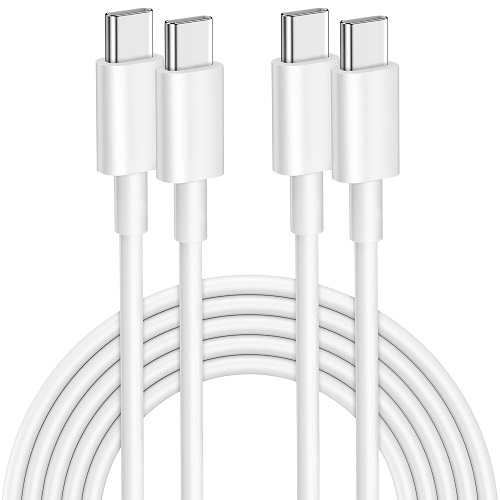 2 Pack 6.6FT USB C to USB C Fast Charging Cable for iPad Pro 13 12.9 11 inch, iPad Air 5 4, Mini, MacBook Air MacBook Pro Charger, iPhone 16 15 Pro Max Plus Charger, Pixel 9/8, USB Type C Cord