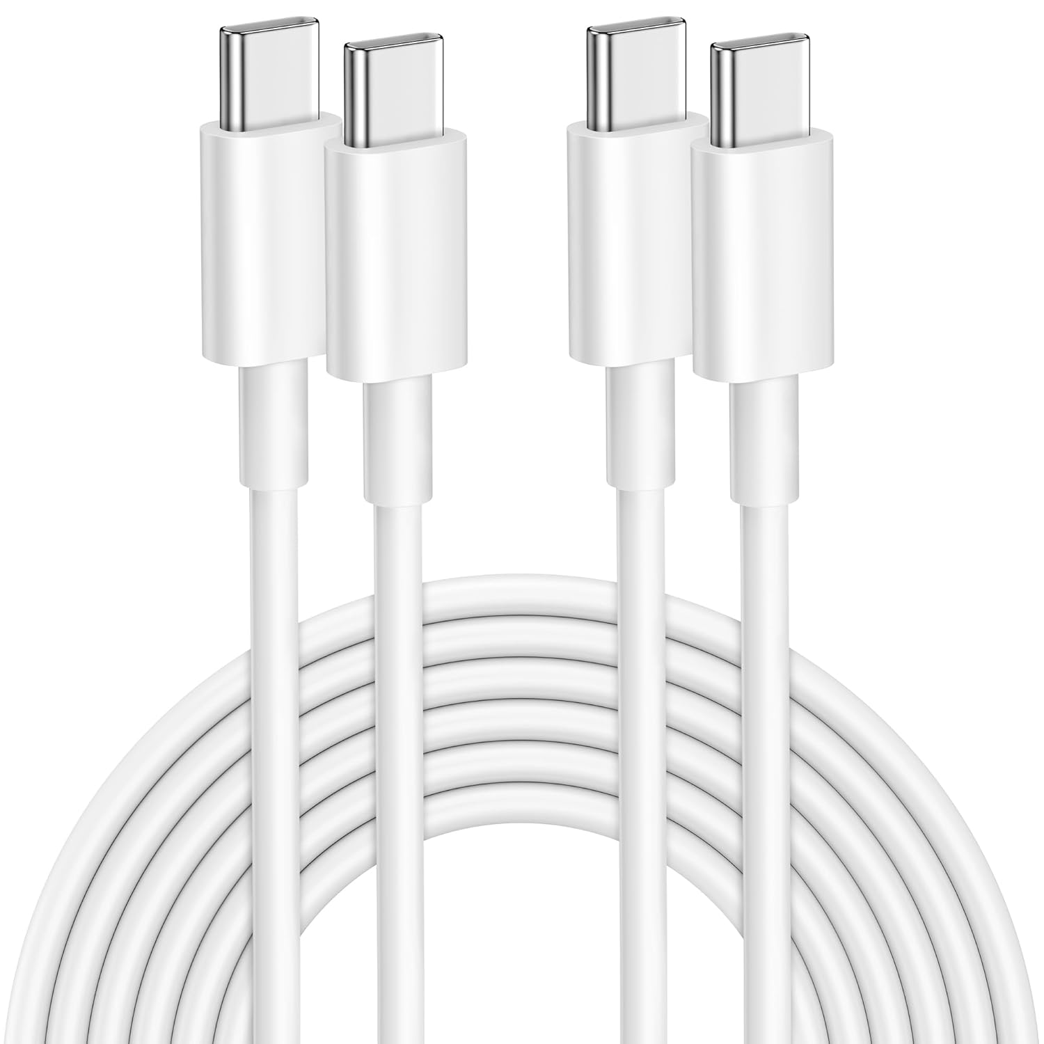 2 Pack 10FT USB C to USB C Cable for iPhone 16 15 Plus Max Charger, iPad Pro 13 12.9 11 inch, iPad Air 5 4, iPad Mini 6, Pixel 9 8, MacBook Air MacBook Pro Charger, Type-C Fast Charging Cord